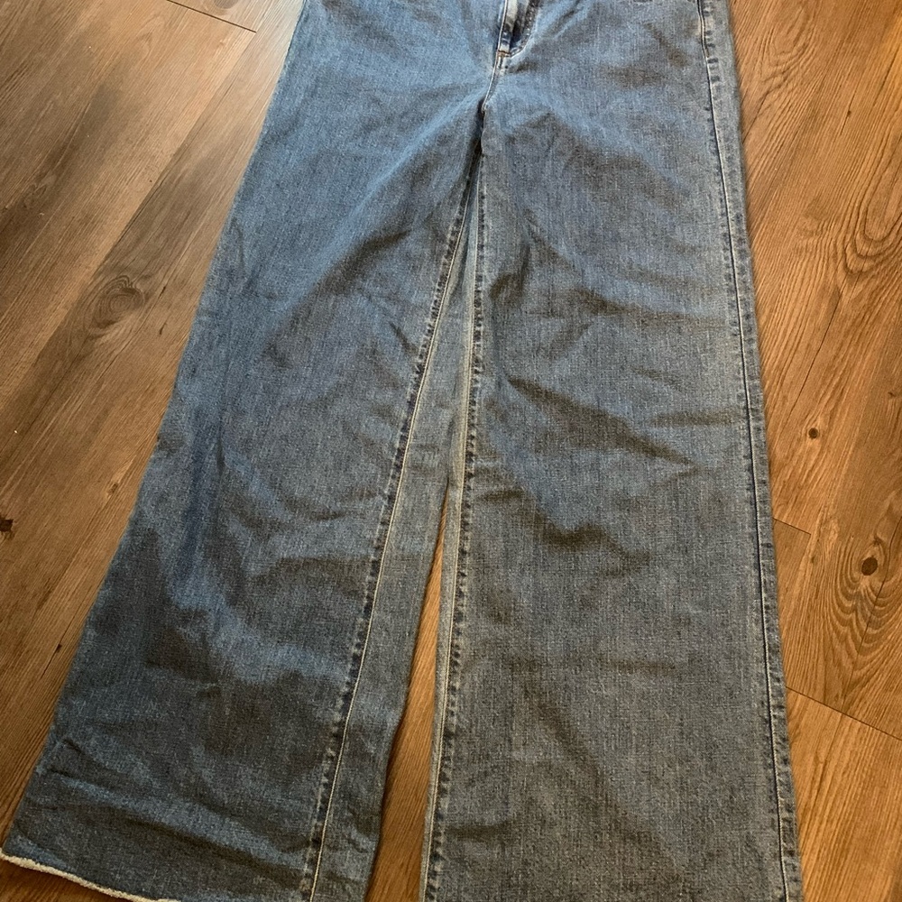 Ann Taylor Wide-Leg Denim Jeans - Picture 2 of 8